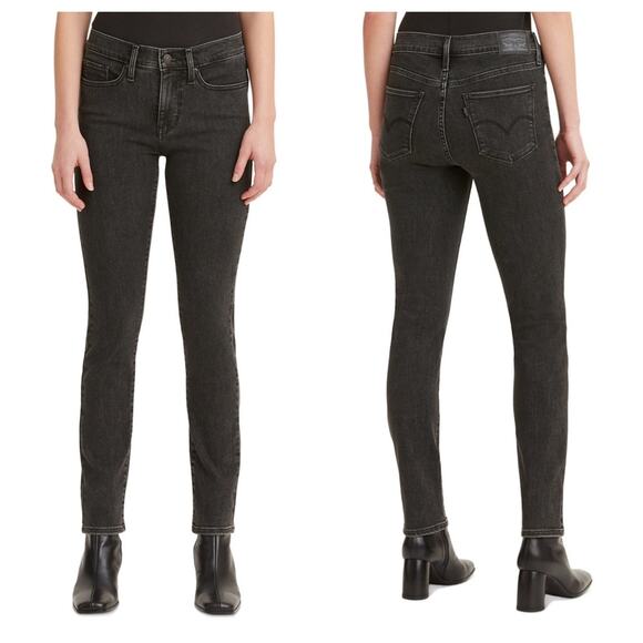 NEW Levi’s Jeans 311 Shaping Skinny Black Mid Rise Tummy Slimming Stretch 33 $70 - Picture 1 of 6